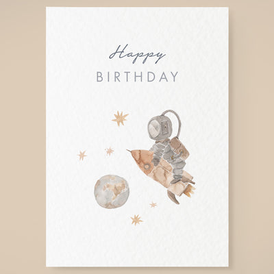 Postkarte Universe "Happy Birthday"